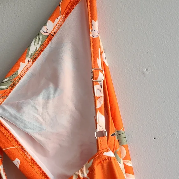 Womens Summer Sexy Sling Dress Hollow Cut Out Belly Slit Beach Casual Dress 2X - Picture 12 of 13